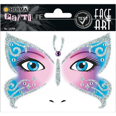 HERMA Face Art nálepky na tvár Butterfly""