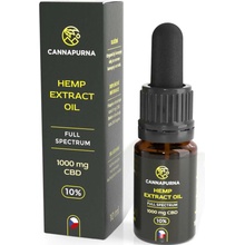 Cannapurna CBD olej CBD kapky 10% full spectrum 10 ml 2+1