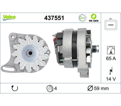 Alternátor VALEO 437551