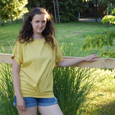 Lovera dámská halenka V žlutá