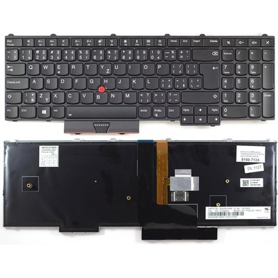 česká klávesnice Lenovo Thinkpad P50 P70 P51 P71 černá CZ/SK podsvit – Zboží Živě