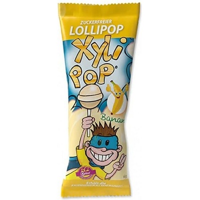 Miradent Xylipop s banánovou příchutí 6 g