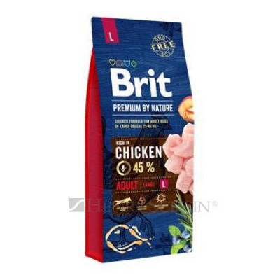 Brit Premium Dog by Nature Adult L 15kg + DOPRAVA ZDARMA!!! (+ SLEVA PO REGISTRACI/PŘIHLÁŠENÍ! ;))