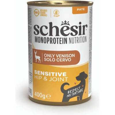 Schesir Dog Monopr. Hip&Joint Zvěřina paté 400 g