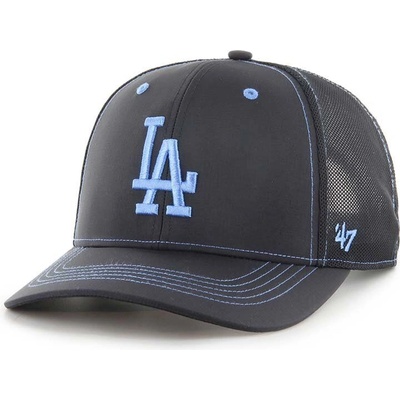 47 brand Шапка с козирка 47 brand MLB Los Angeles Dodgers в черно с апликация B-XRAYD12BBP-BK (B.XRAYD12BBP.BK)