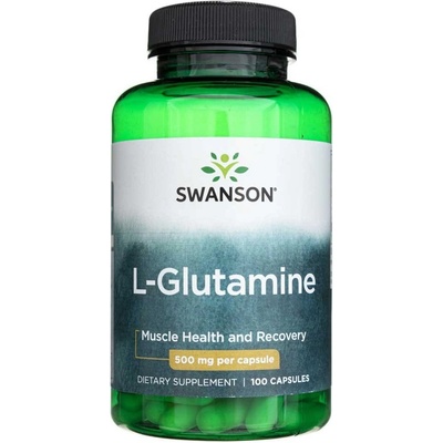 Swanson L-Glutamin 500 mg 100 kapslí