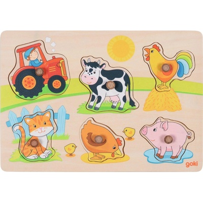 Goki vkládačka na farmě