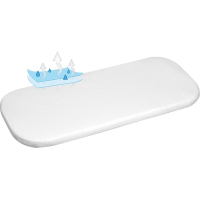 BabyMatex Nepromokavé prostěradlo Jersey bílé 90x40