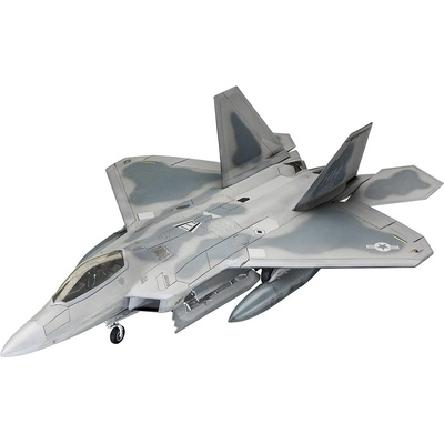 Revell Сглобяем модел Revell - Военен самолет Локхиит Martin F-22A Raptor (R03858)