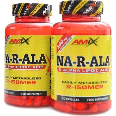 Amix Pro NA-R-ALA Alpha lipoic acid 100 mg 2 x 60 kapslí