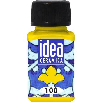 Maimeri Water-Based Cold Idea Боя за стъкло и порцелан Lemon Yellow 100 60 ml 1 бр (M4714100)