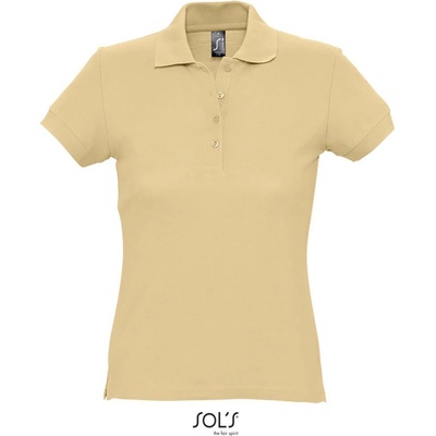 SOL's Collection Polokošile Passion krátký rukáv dámská COT-25133812001 Písková