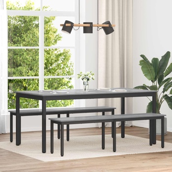 vidaXL Пейка Сив Сонома 160 x 35 x 45 cm Инженерно дърво (892605)