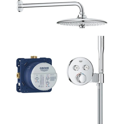 GROHE Grohtherm SmartControl Concealed shower system with Euphoria 260 (34867000)