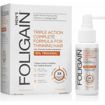 Foligain Triple Action sérum proti padání vlasů s 10% trioxidilem pro muže 59 ml