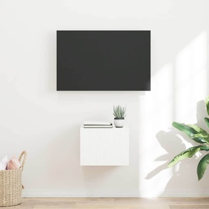 vidaXL TV стенен шкаф 39 x 31 x 29, 5 см Бяло Инженерна дървесина (892169)