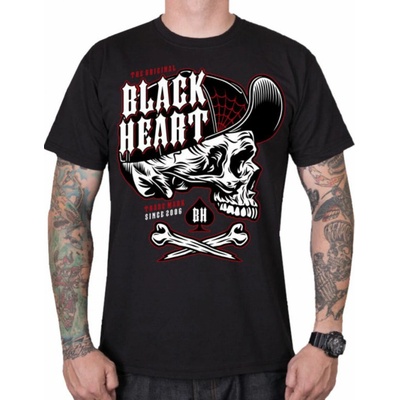 Black Heart tričko Speedy čierne