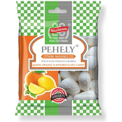 Pehely cukríky s príchuťou citrón-pomaranč 70 g