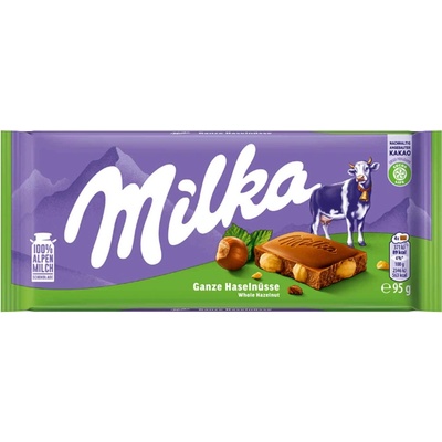 Milka oříšková 95 g