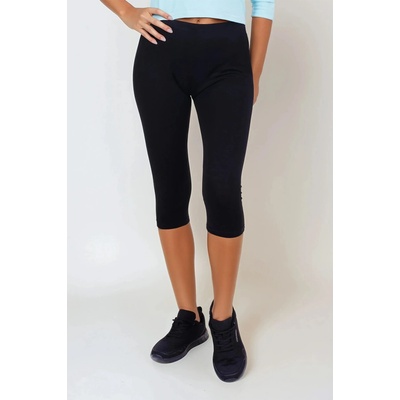 Elastické legíny dámské Lindos 3/4 černé