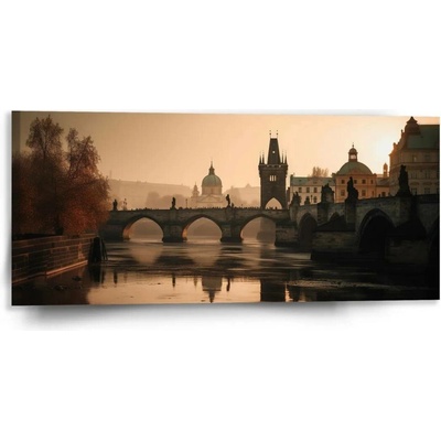Sablio Obraz Praha Karlův most 1 - 110x50 cm