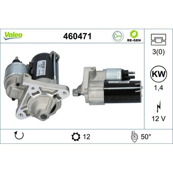 Štartér VALEO 460471
