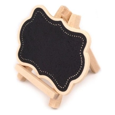 Dřevěná křídová tabulka se stojánkem - srdíčko – Zboží Mobilmania