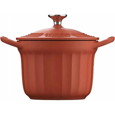 Lumarko BUYDEEM Smaltovaný litinový hrnec 1,8 l, model CP541, barva Koi Red