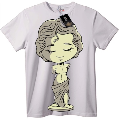 NOONEBRAND Тениска Венера Мило Chibi - XS, Black