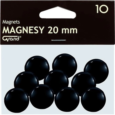 GRAND Магнит за маса GRAND 20 mm черен 10 броя 130-1687 (130-1687)