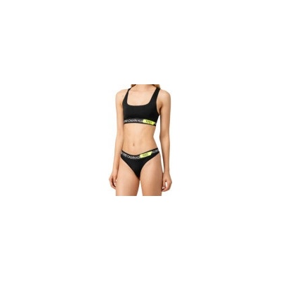 Calvin Klein set podprsenka a tanga QF5667E 001 černé – Zboží Dáma