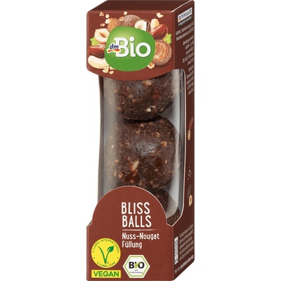 dmBio bio kuličky ořechové s nugátem 60 g