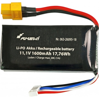 Amewi Trade GmbH LiPo baterie 3S 11,1V 1600mAh XT60