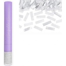 PartyDeco Konfety vystreľovacie strieborné 40 cm