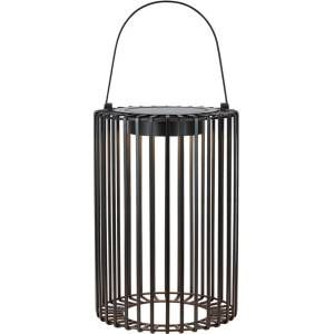 Markslöjd Черен екстериорен LED фенер със соларен панел с USB (височина 54 cm) Cavia - Markslöjd (108882)