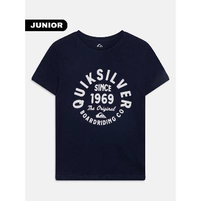 Quiksilver CIRCLED SCRIPT FRONT navy BLAZER dětské skate tričko