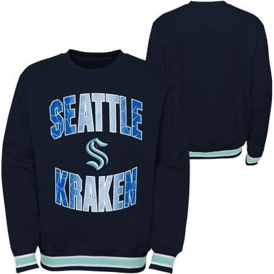 Outerstuff detská mikina Seattle Kraken Classic Blueliner Crew Neck