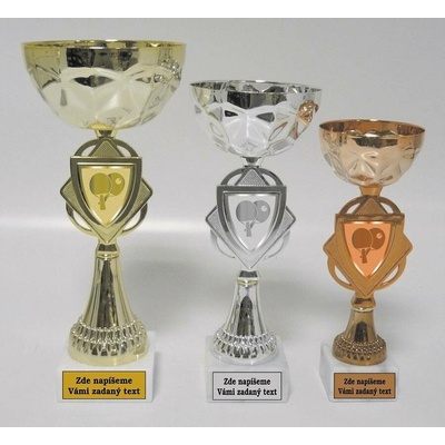 VIZINGR Stolní tenis poháry 523-AFS024 523-AFS024/27 cm zlato