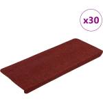 vidaXL Самозалепващи стелки за стълби, 30 бр, червени, 65x24, 5x3, 5 см (3365916)