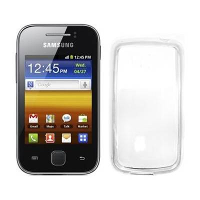 CELLY Gelskin, silikonový obal pouzdro průhledné pro Samsung S5360 Galaxy Y