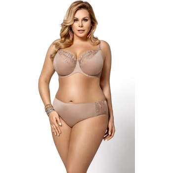 Image 1 of Gorsenia Макси сутиен с полуподплатени чашки в бежов цвят k378 victoriaeh-33347-beŻowy - Бежов, размер 65k