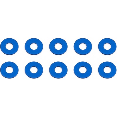 Associated Vymezovací hliníkové podložky 7.8x3,0x0.5 mm modré 10 ks