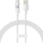 Baseus USB към Type-C кабел, Супер бързо зареждане 100W, 1m - Baseus Gem (P103737300222211-00) - Moon White