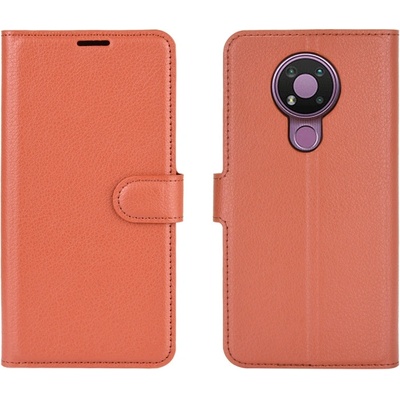 VSECHNONAMOBIL 25792 LITCHI Peňaženkový kryt Nokia 3.4 hnědý – Zbozi.Blesk.cz