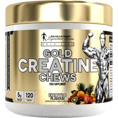 Kevin Levrone Signature Series Gold Creatine Chews | Creatine Monohydrate [120 Дъвчащи таблетки] Екзотични Плодове