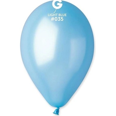 SMART BALLOONS metalické svetlo modré 26 cm GM90 35