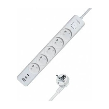 Tiross 5G Network Extension Cable 1.5m 2xUSB-C White MORRE M407