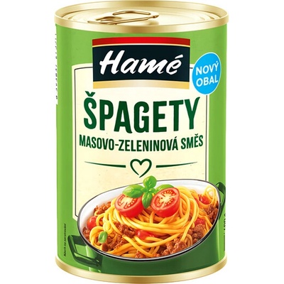 Hamé Špagety masovo-zeleninová směs 400g