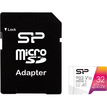 Silicon Power microSDHC Elite 32GB C10/UHS-I/ V10-A1 SP032GBSTHBV1V20SP