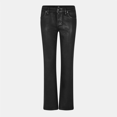 7 For All Mankind Дънки 7 For All Mankind Women's Calie Straight Leg Jeans - Coated Black